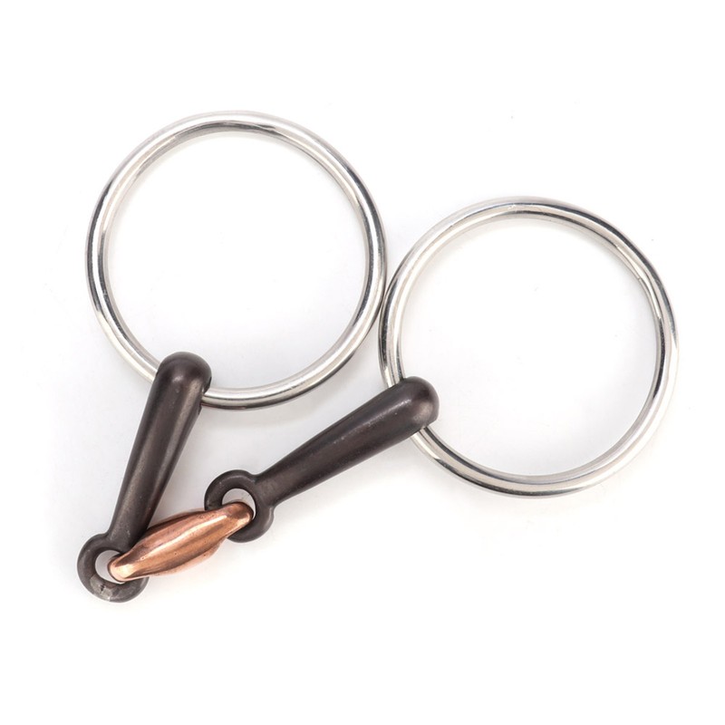 Durable Stainless Steel Ring Snaffle Mouth Horse Bit with Elliptical