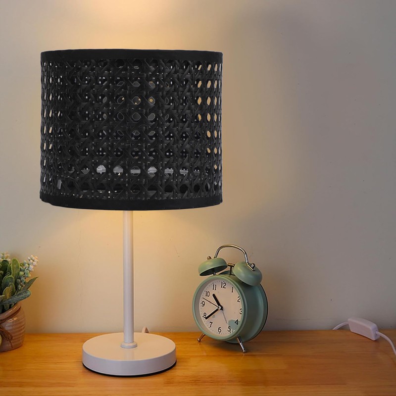 PE Lamp Shade Hollow Carved Lampshade Modern Style Compatible with