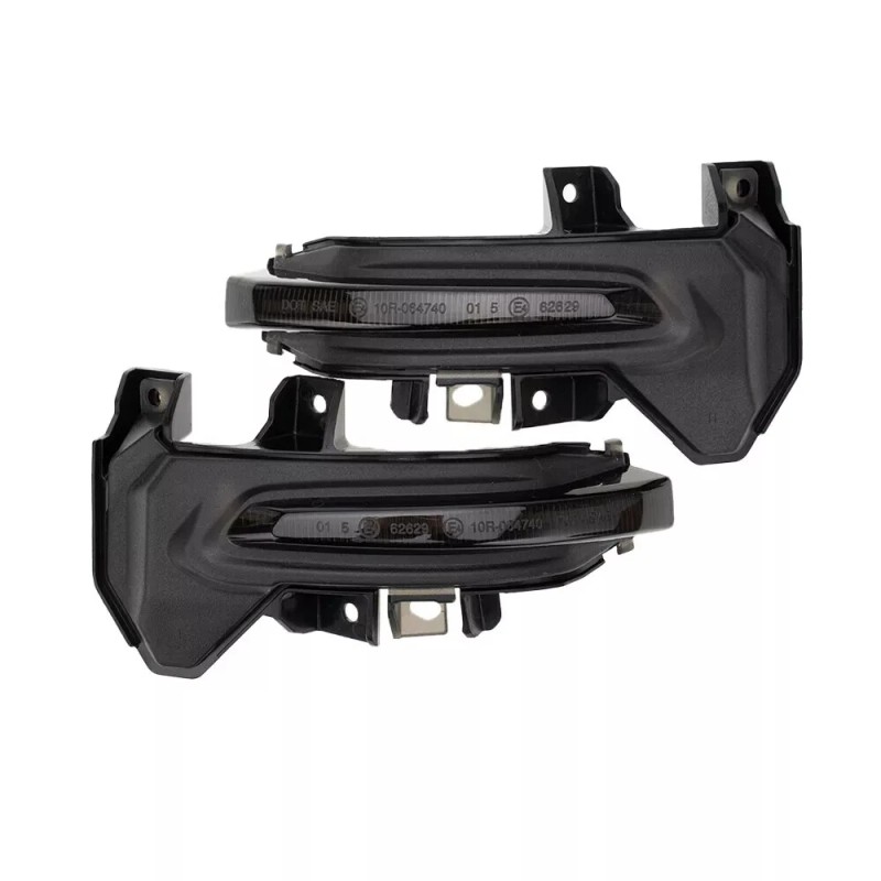 LUC Dynamic Mirror Turn Signal Lamp Smoke For Toyota Tundra