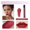 Labial Apilable 5 En 1 En Barra Set 5 Colores