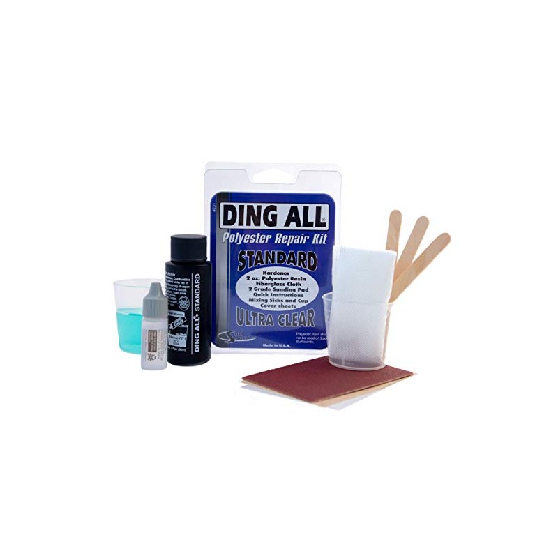 Ding All Polyester Repair Kit for Surfboard Dings - 2