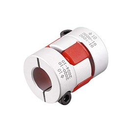 sourcing map 10mm to 10mm Bore L26xD20 Flexible Spider Coupling Jaw Coupler Shaft Joint for Servo Motor