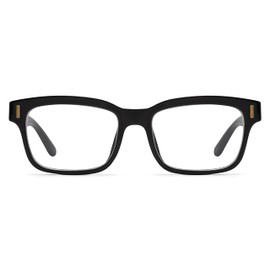 Reducblu Stylish Two Tone Reading Glasses for Women - Black Frame +2.00