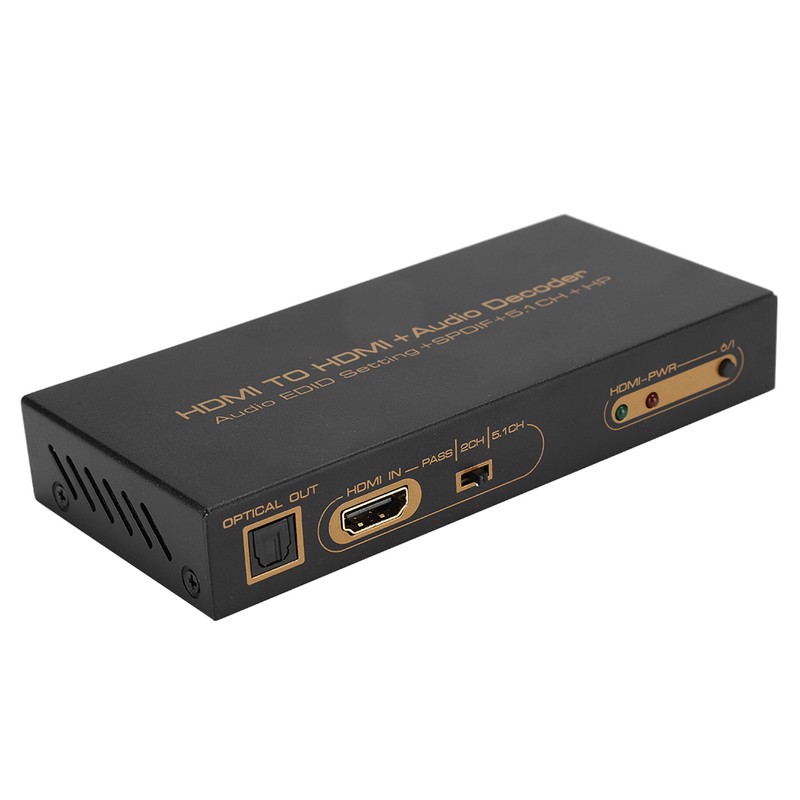HDMI to HDMi Digital Audio Decoding Decoder Box Converter Adapter