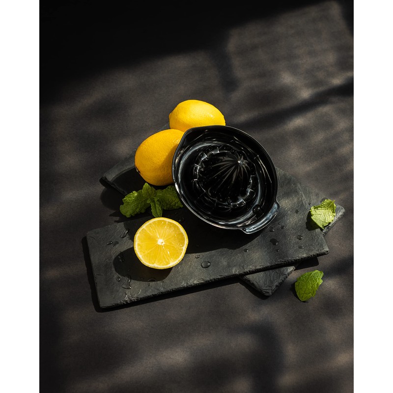 BranQ Home Essential Citrus Juicer Tritan Black 13 x 14.5