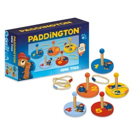 Children's Wooden Ring Toss Set - Paddington Design - Fun For All The Family