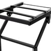 12U DJ Audio Mixer Stand Open Frame, Free Standing Rolling