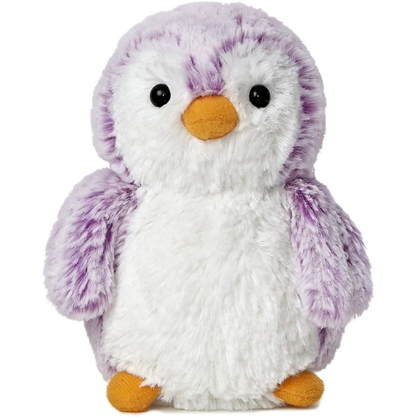 Aurora World Pom Pom Penguin Bright Violet Plush, 6" - 09822