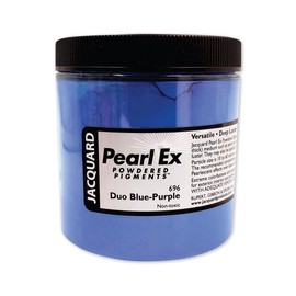 Jacquard Pearl Ex Pigment Powder 4oz Duo Blue/Purple - Loose Mica Powder for Epoxy Resin, Watercolors, Calligraphy Ink & Clay - Epoxy Pigment Powder - Epoxy Resin Color