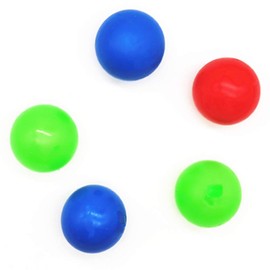 FBYED Sticky Wall Balls, 8 pcs Glowing Stress Relief Balls Decompression Luminous Balls Toys for ADHD OCD Anxiety Kids Adults, 4.5CM