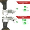 1-3/8'' Vacuum Brush Attachments for Shark, Miele & Most Canister/Handheld