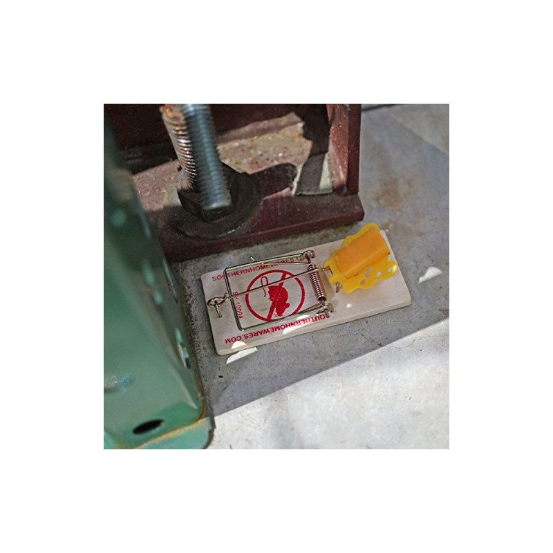 Southern Homewares Wooden Snap Mouse Trap Spring Action with Expanded