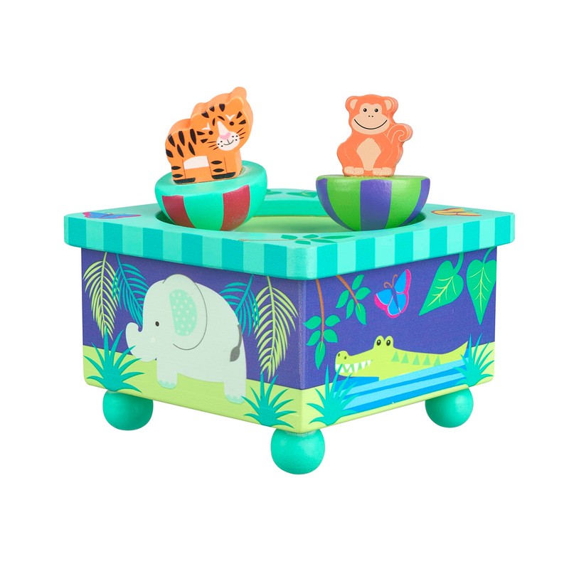 Orange Tree Toys Wooden Music Box, Wood, Multicolour, One Size