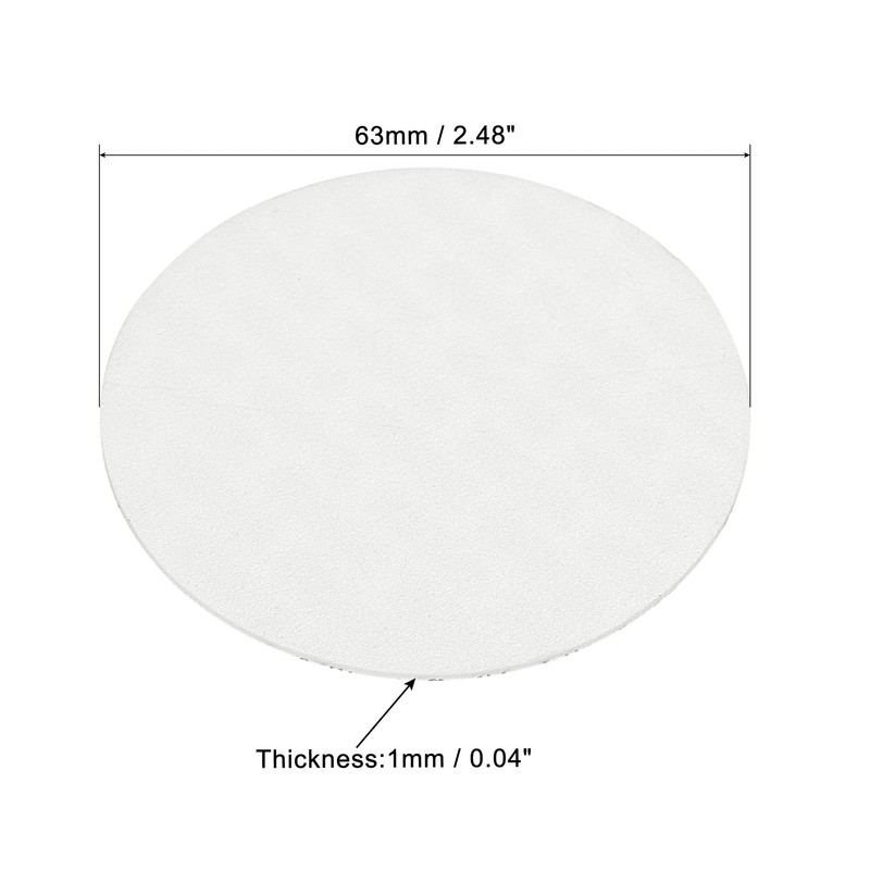PATIKIL 63mm/2.48" Foam Lid Liner, 50Pack PS Foam Resistant Tamper