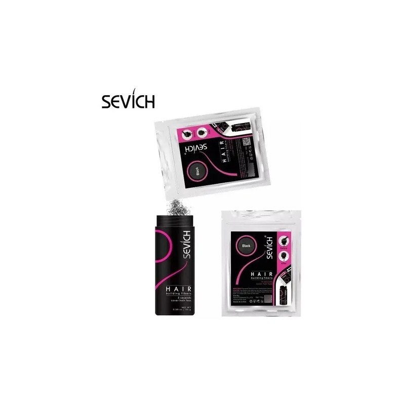 Sevich Fibra Capilar 100g Cubre Calvicie Varios Tonos