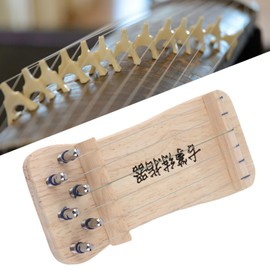 Finger Trainer, 6-string Mini Koto Finger Training Device, Wood Color, for Practicing, Improving Skills, Suitable for Koto Beginners, Small Size, 21 X 9.5 Cm, Easy to Carry