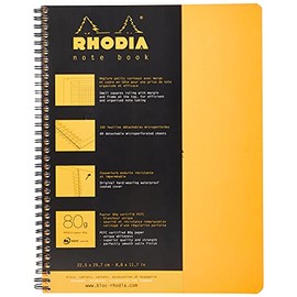 Exaclair Rhodia Graph Notebook 9 X 11 3/4 (Orange), A4+ (193008C)