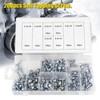 200pcs Self Tapping Screw, Metal Self Tapping Drill Screws Assortment