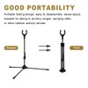 MiOYOOW Archery Bow Stand, Foldable Longbow Holder Recurve Bow Bracket