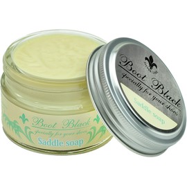 Columbus Men's Boot Black Silver Line Saddle Soap, Shampoo, Cleaning for Leather Shoes, Jojoba Oil Blended, neutral