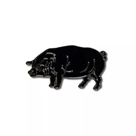 GBJUK Black Pig Enamel Pin Lapel Pin Badge Metal One Size, Metal