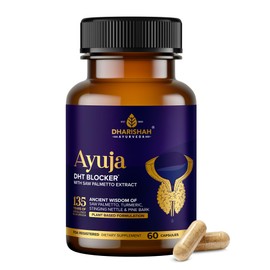 DHT Blocker for Men & Women – Plant-Based Supplement with Saw Palmetto, Pumpkin Seed & Stinging Nettle – Vegan Herbal Formula for Hair Loss, Hair Regrowth & Prostate Wellness – 60 Capsules