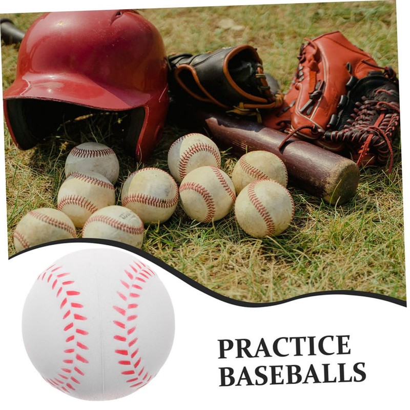 Mipcase 5Pcs Soft Sponge Baseballs for Safe Training Balls for