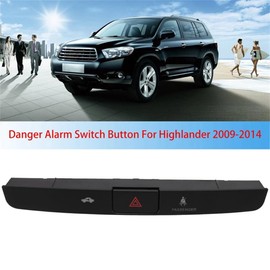 Car Warning Indicator Switch Danger Alarm Emergency Stop Button Assembly for Toyota Highlander 2009-2014