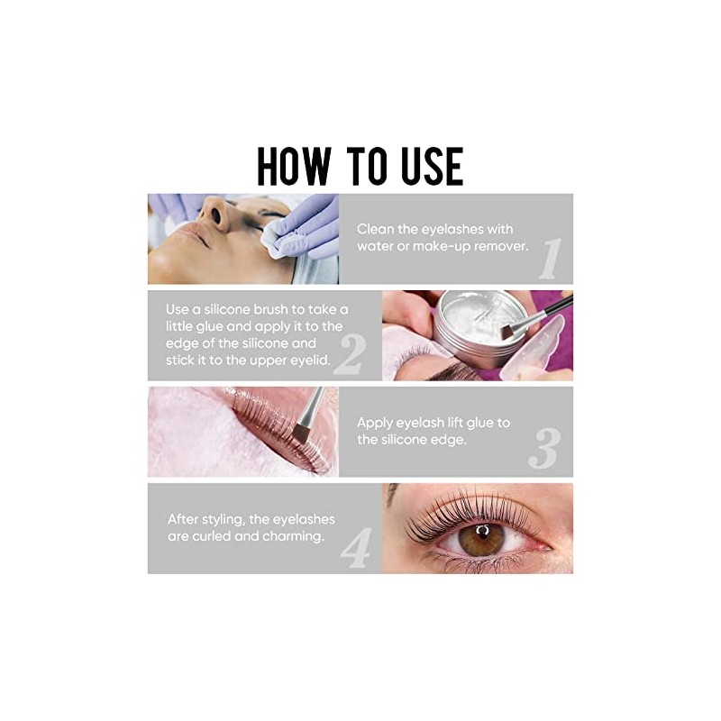 PERMANIA Wimpernlifting Kleber, Augenbrauen Kleber, Kleber f√ºr Wimpernlifting und Geschmack