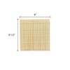 Thunder Group BASR095JP Sushi Roller, 9-1/2" x 9-1/2", Flat, Bamboo,