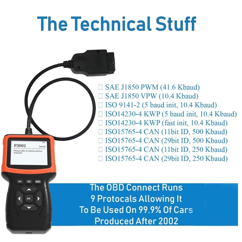OBD Connect - M301 - OBDII OBD 2 Professional Car