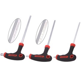 Acekit 4/5/6mm T-Handled Energe Saving Hex Wrench Set for Bike Pedal Handlebar Disc Brake Mount Repair