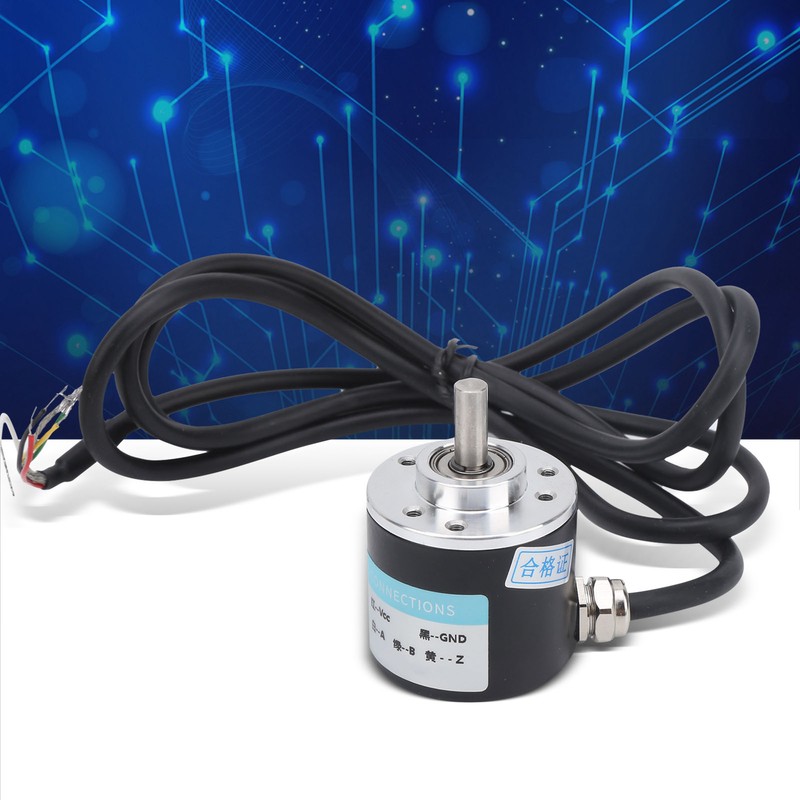 ABZ Encoder Incremental 3‑Phase Solid Shaft 6mm Motor Reducer Equipments