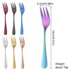 Set da 7 Forchette da Dessert in Acciaio Inox 18/10,