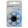 PowerONe 60 Cochlear Implant Plus Batteries By Power One Size 675 Zinc air Mercury-Free
