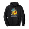 Bright Laundry Detergent Basket Illustration Design Pullover Hoodie