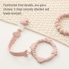 YIVEKO Pacifier Clips for Baby Boys Girls, One-Piece Silicone Pacifier