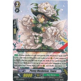 Cardfight!! Vanguard TCG - Peony Musketeer, Toure (BT17/054EN) - Booster Set 17: Blazing Perdition ver.E