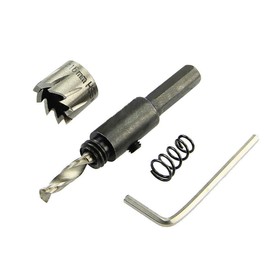 Chiloskit HSS Drill Bit Set 6 Pieces for Stainless Steel Metal Drill Bit Router Tool 12mm-22mm