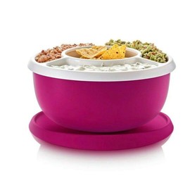 Tupperware Essentials Serving Bowl with airtight lid 4.3L/ 14 Cup Purple