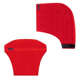 Tontron Sunscreen UV Protection Paddling Pogies for Rafting,SUP and Stand Up Paddling (Red)
