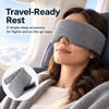 Cotton Sleep Eye Mask for Side Sleepers – Soft Light-Blocking