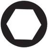 BAHCO 7800SM-13 Hexagon Sockets Socket, 1/2 Insertion Angle, Hex
