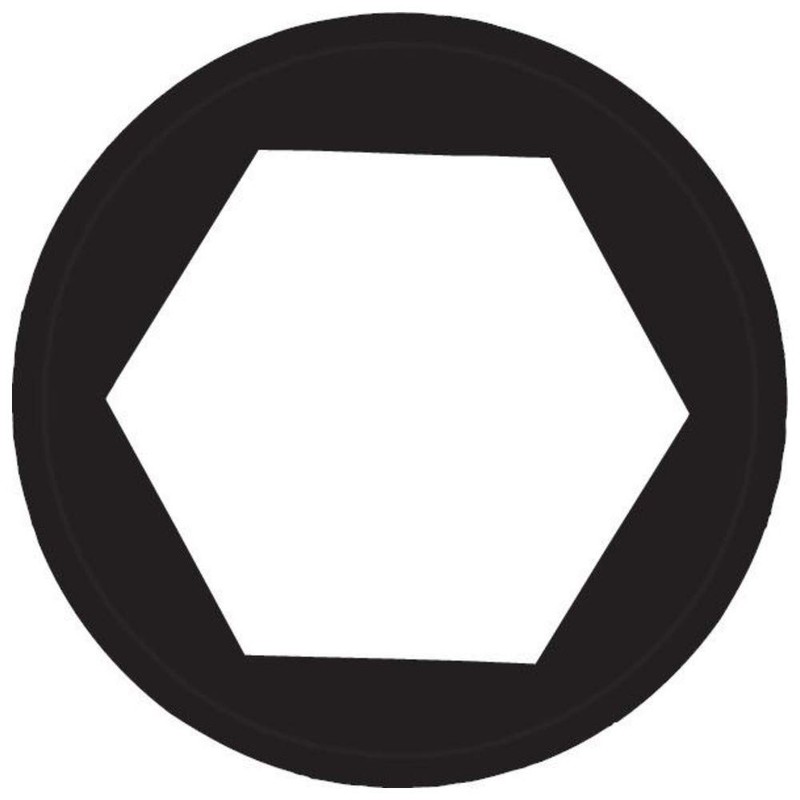 BAHCO 7800SM-13 Hexagon Sockets Socket, 1/2 Insertion Angle, Hex