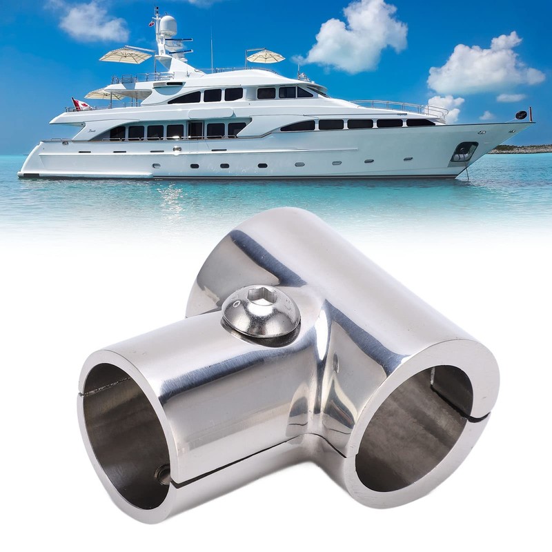 90° T Tee Tube Pipe Connector 1in/25.4mm ID Separable Stainless