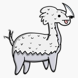 Magnet Rimworld - Thrumbo Magnet Bumper Sticker Car Magnet Flexible Reuseable Magnetic Vinyl 5"