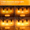 LED Outdoor String Lights Patio Lights 100FT with 104 LED