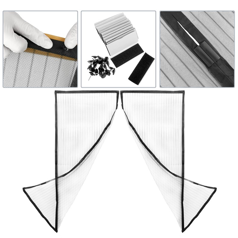 PrimeMatik AH41-VCES Window Mosquito Net 130 x 150 cm with