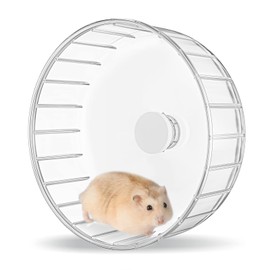BUCATSTATE Hamster Spinning Wheel 15 Jelly Wheel, Quiet, Stable, Easy to Run, Clear Color, Double Bearing, Stress Relief, Golden Hamster, Dwarf Hamster, Kinkuma Compatible with Small Animals, 5.9