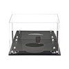 Better Display Cases Acrylic Football Display Case with Silver Risers